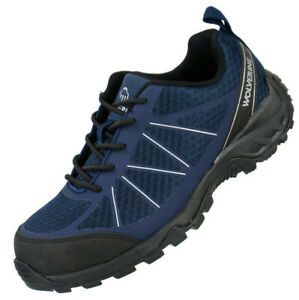 Wolverine Mens Amherst II Carbonmax Composite Safety Toe Work Shoe Size 7M Navy