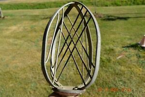 OLD VTG. 16&#034; WIRE MIXER BEATING WHISK * INDUSTRIAL STEAM PUNK BAKERY  MIXING