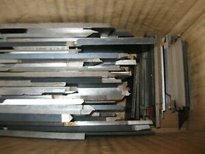 1/2 POUND HSS COBALT T15 GROOVING CUT OFF PARTING BLADES LOT MACHINIST TOOL BITS