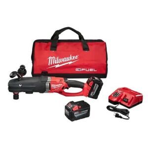 Milwaukee 2711-22HD M18 FUEL 18V Super Hawg Right Angle Drill Kit w/ Quik-Lok