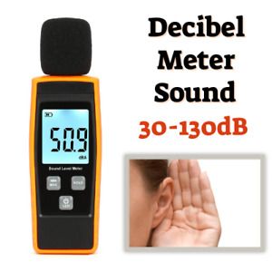 Decibel Meter Sound Level Reader 30-130dB(A),Hand-held,Noise Volume Measuring
