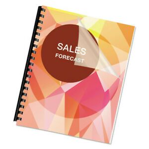 FELLOWES 5242501 PET Ultra Clear Binding Covers,PK100