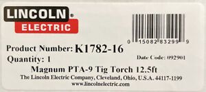 Lincoln Electric K1782-16 PTA-9 12.5 Foot Pro-Torch TIG Torch