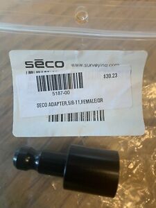 New Genuine Seco 5187-00 Quick Release GPS Prism Pole Adapter 5/8-11 Female