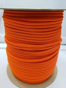 Kayak  ORANGE Bungee Cord 1/4&#034; High Quality, Buy by the foot, Choose QTY