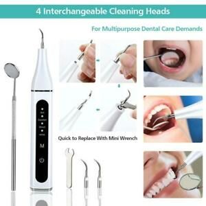 Electric Tooth Cleaner Sonic Scaler Calculus Removers Stains Plaque Tartar E7F8