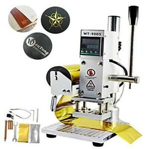 Hot Foil Stamping Machine Upgraded Leather Bronzing Machine with 10 x 13cm
