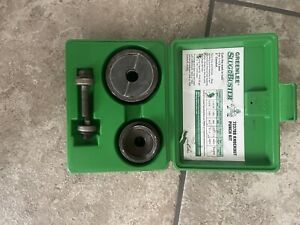 Greenlee 7237BB 1-1/2 and 2 Conduit Size Manual Slug-buster Knockout Punch Kit