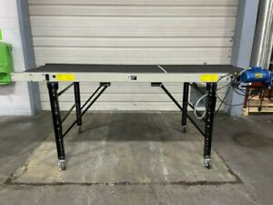 EMI Plastic Equipment DDF-36-10-20 96&#034; x 35&#034; wide Adjustable Conveyor (#11763)