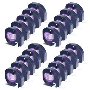 20PK Refills Plastic Clear Label for DYMO LetraTag Plus LT-100T 16952 12mm Tape