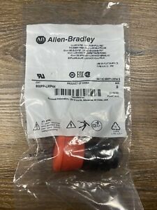 Allen-Bradley 800FP-LMP44 800FPLMP44 Illuminated Red Push-Pull Button, 22mm base