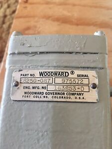 Woodward EG3P GOVERNOR  UnIt Model E8250-087 Sn.975572
