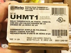 NEW IN BOX MARLEY UHMT1 SINGLE POLE THERMOSTAT FOR UH SERIES HEATERS BEST PRICE