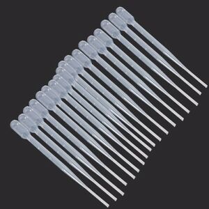 10/20/50/100/200Pcs 2ml Plastic Lab Liquid Transfer Pipettes Pasteur