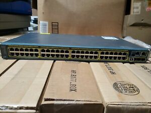 Cisco  Catalyst (WS-C2960S-48TS-L) 48-Ports Rack-Mountable Switch Managed