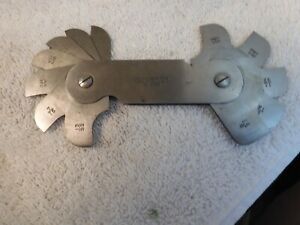 Starrett No. 272B FILLET/RADIUS GAGE
