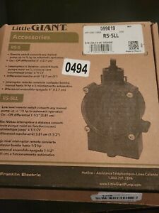 Little Giant RS-5LL Remote Switch for Submersible Pumps with 25&#039; Cord New in Box