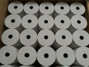 (50 Rolls) 3&#034; x 194&#039; Blended Bond Printer Receipt Paper, 9074-2240, Recyclable