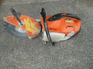 STIHL TS410 14&#034; Handheld Concrete Gas Cut-off Saw with Blade - Tested, Works