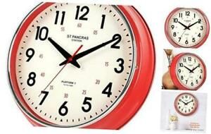 Wall Clock Countryside Style Metal Wall Clock Retro Vintage Wall Clock Non Red