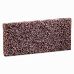 3M Doodlebug Brown Scrub &#039;n Strip Pad, Scouring/Stick Pads, 20 Pads (MCO 08004)