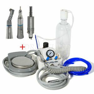 Dental Air Turbine w/ Air Water Syringe + Low Speed Handpiece Kit SEASKY JA-b