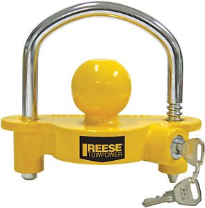Reese Universal Trailer Hitch Lock Coupler 2 5/16 Pin Anti Theft Ball Carava NEW