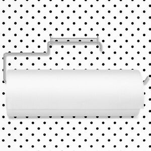Pegboard Paper Towel Holder Stainless Steel Pegboard Organization Hooks for W...