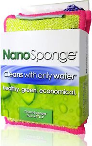 Life Miracle Nano Sponge Kitchen Cleaning Sponges. Everyday, Medium Sized, Heavy