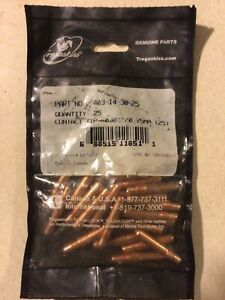 Tregaskiss 403-14-30-25 Contact Tip .030&#034;/0.75mm  25 pack