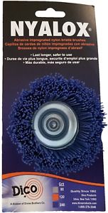 Dico 541-786-21/2 Nyalox Cup Brush 21/2-Inch Blue 240 Grit