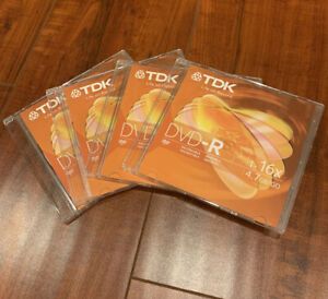 TDK DVD-R 1x-16x (4.7GB) - Set of 4