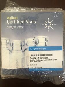 AGILENT TECHNOLOGIES 5182-0862 Certified Vials Sample Pack