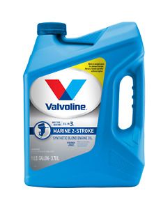 Valvoline 2-Cycle Marine TCW-3 Synthetic Blend Motor Oil 1 GA