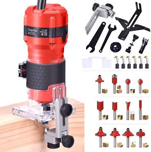 CtopoGo Compact Wood Palm Router Tool Hand Edge Trimmer WoodWorking Joiner Cutti