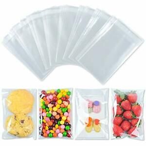 350 Pcs 4x6 Cello Bags Self Adhesive Clear Plastic &amp; Resealable Cellophane Bags
