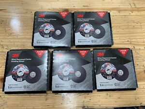 3M Silver Depressed Center Grinding Wheel 5-pack 4-1/2”