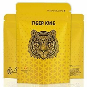 NEW Tiger King Cookie bags Smell Proof Zip lock Resealable Packaging pack of 50