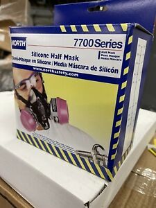 Honeywell Silicone Half Mask Respirator, 7700 Series, M, Cartridges not included