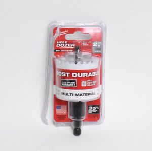 Milwaukee 49-56-9668 2-1/8 in. Dozer Bi-Metal Hole Saw w/ 3/8 in. Arbor