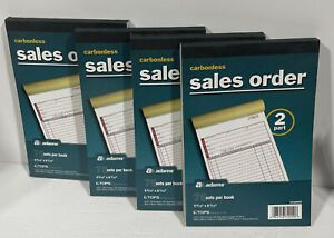 Adams - Carbonless Sales Order Book, 75 Sets - 4 books total