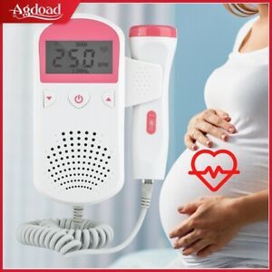 Fetal Doppler Ultrasound Household Fetus Baby Heartbeat Detector Monitor 2.5MHz