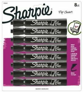 Sharpie Bullet Point Flip Chart Marker - Bullet Tip Marker Point Type - Black