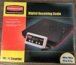 NEW RUBBERMAID FG404088 Digital Weighing Scale - 400Lb./180Kilogram Max Pelouze