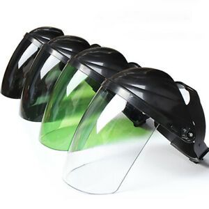 Welding Safety Full Face Shield Visor Clear Lens Anti Splash Visor Headgear