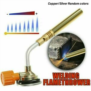 1300 Flamethrower Gas Torch Burner Camping Soldering Pipes Welding Tool