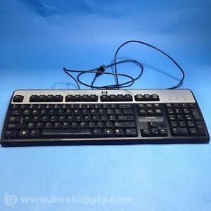 HP KU-0316 Black/Silver USB Wired 104-Key Layout Keyboard  USIP