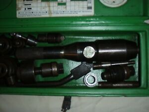 Greenlee 7804sb quick draw hydraulic punch driver 1/2 to 2 inch works fine