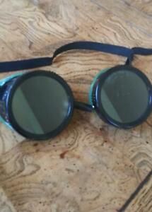 Steampunk Welding Goggles Green USA