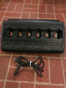 OEM Motorola IMPRESS 6 Bank Gang Charger, HT750,1250,1550, PR860, EX500,600, MTX